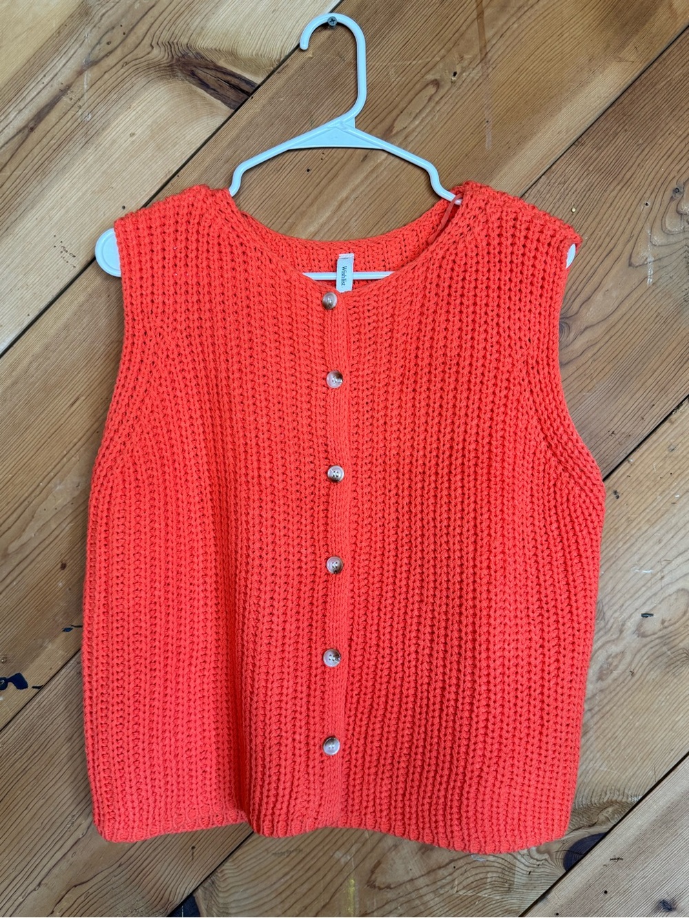 Wishlist Coral Knit Button-Front Cardigan - Picture 1 of 5